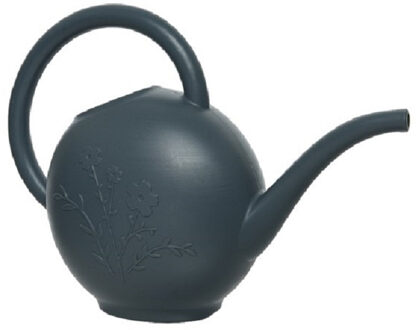 Decoris Gieter - 1,5 liter - antraciet grijs - kunststof - 33 cm