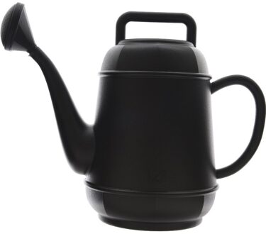 Decoris Gieter - 12 liter - zwart - kunststof - 44 cm