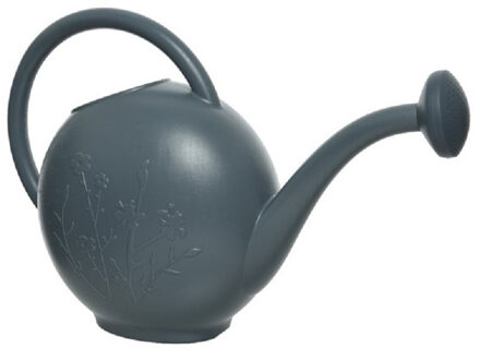 Decoris Gieter - grijs - met broeskop - 8 liter - kunststof - 52 cm