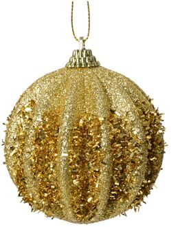 Decoris Kerstbal foam d8 cm licht goud kerst Geel