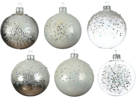 Decoris Kerstbal Glas 8Cm