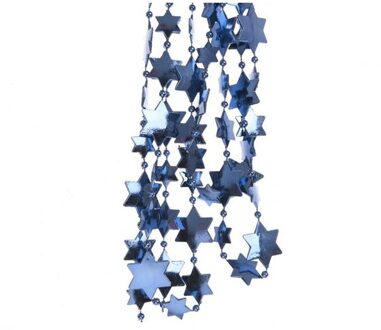 Decoris Kerstboom slinger ster 270cm Kerstartikelen Blauw