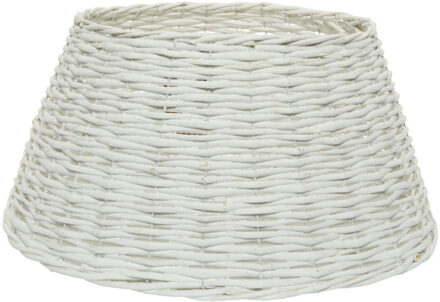 Decoris Kerstboomrok/kerstboommand - wit - D57 x H28 cm - voor kerstboom tot 180 cm