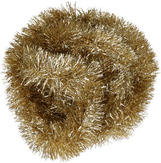 Decoris kerstslinger - goud - 270 x 10 cm 10 cm - glans - folie/lametta