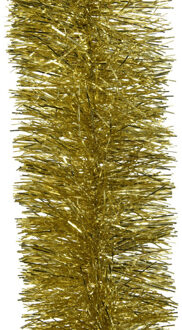 Decoris kerstslinger - goud - 270 x 10 cm - lametta - folie - guirlande - kerstversiering