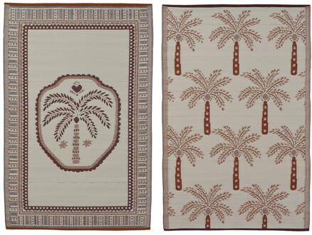 Decoris Kleed polypropyleen L121cm bruin