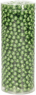 Decoris Kralenslinger - groen - 10 meter - kunststof - kerstslingers - kralen - kerstslinger