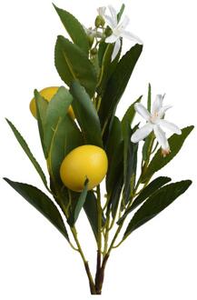 Decoris Kunstbloem Citroen h56cm geel