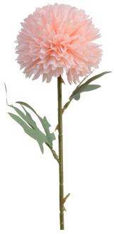 Decoris Kunstbloem Dahlia H60cm zacht oranje