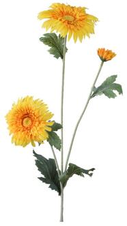 Decoris Kunstbloem Madeliefje h68cm geel