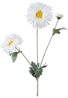 Decoris Kunstbloem Madeliefje h68cm wit