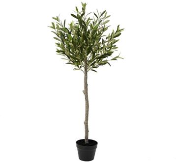 Decoris Kunstplant Olijfboom 120cm groen