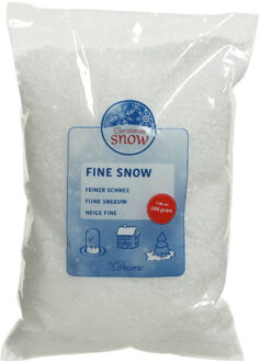 Decoris Kunstsneeuw/ nepsneeuw - 2x - 1,5 liter - wit - versiering landschap/achtergrond