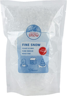 Decoris Kunstsneeuw - wit - 100 gram - sneeuwvlokjes - nepsneeuw - polystyreen - brandvertragend