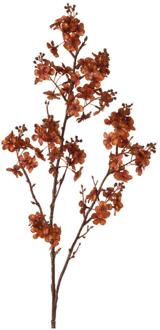 Decoris Kunsttak bloesem brandy 23x12x94cm rood