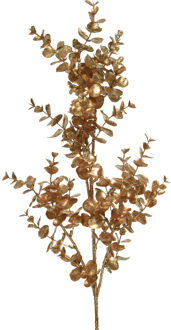 Decoris Kunsttak Eucalyptus H72cm goud/glitter