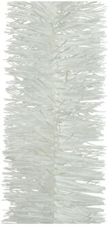 Decoris Lametta guirland pvc d7l270c wntrwt kerst Wit