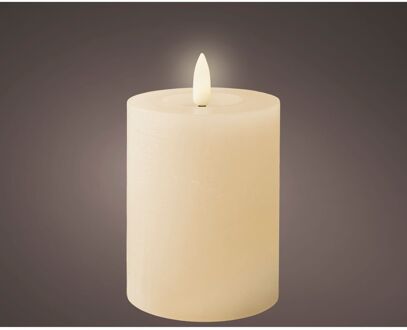 Decoris Led Kaars Crème - Warm Wit - 12cm - Binnen