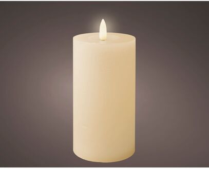 Decoris Led Kaars Creme - Warm Wit - 15cm - Binnen