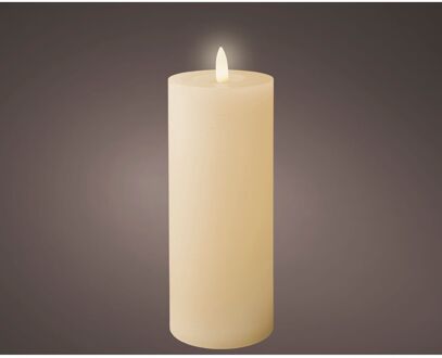Decoris Led Kaars Creme - Warm Wit - 19cm - Binnen