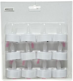 Decoris Led Theelicht - Flame - 4,6cm - Set Van 12