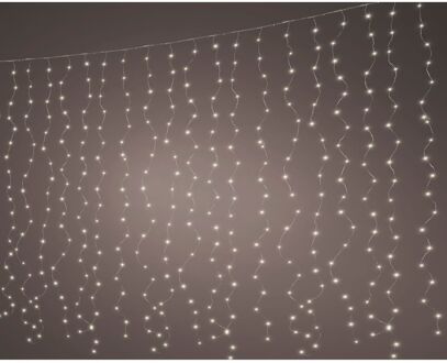 Decoris Micro Led Gordijnverlichting - 100 Led's - Warm Wit - 90cm - Binnen & Buiten