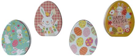 Decoris Opbergblikje pasen 4.5cm9.5cmH11.5cm verschillende