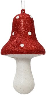 Decoris Paddenstoel plc l6.4b6.4h11.4 cm mlt kerst Multikleur