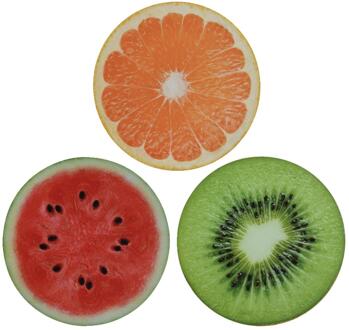 Decoris Placemat fruit Ø38cm verschillende
