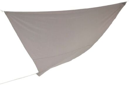 Decoris Schaduwdoek/zonnescherm driehoek grijs 3,6 x 3,6 x 3,6 meter - Schaduwdoeken