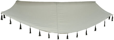 Decoris Schaduwdoek/zonnescherm zonneluifel grijs 3 x 2 meter - Schaduwdoeken
