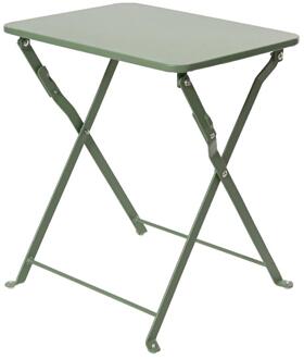 Decoris Sidetable groen staal 40x30x45cm