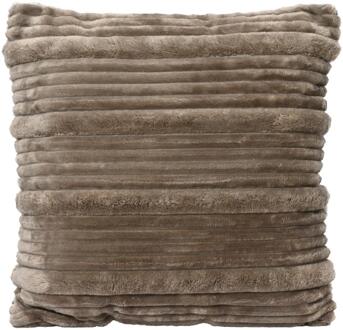 Decoris Sierkussen polyester grijs 45x45cm