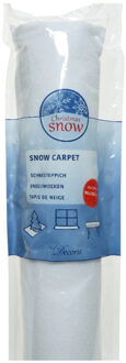 Decoris Sneeuwdeken - op rol - wit - 350 x 90 x 0,2 cm - sneeuwtapijt - sneeuw achtergrond