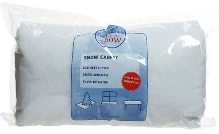 Decoris Sneeuwdeken - wit - 600 x 45 cm - polyester - sneeuwtapijt - sneeuwversiering