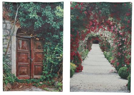 Decoris Tuindoek canvas outdoor 80x120cm multi