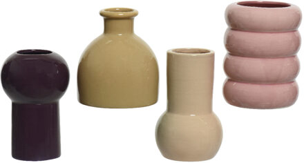 Decoris Vaas porselein B8-H12cm verschillende