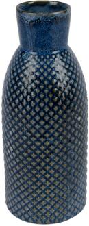 Decoris Vaas porselein H26.5cm blauw