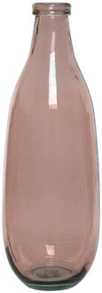 Decoris vaas - roze - glas - D15 x H40 cm