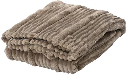 Decoris Woondeken polyester grijs 170x130cm