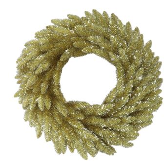 Decoris Zijde Krans - Goud - 60cm