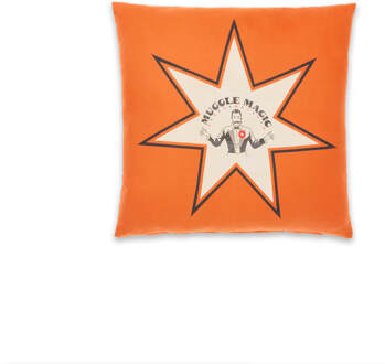 Decorsome x Harry Potter Muggle Magic Square Cushion - 60x60cm - Soft Touch