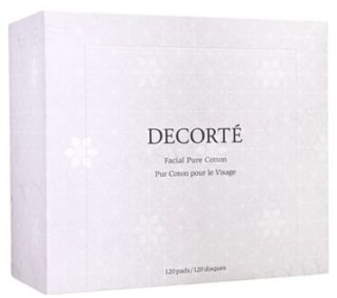DECORTE Facial Pure Cotton Pad 120 pcs