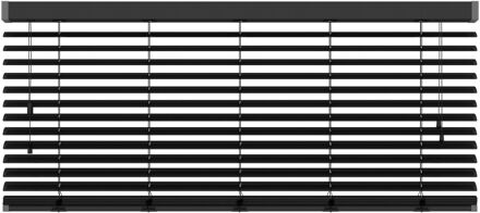 Decosol 320 Jaloezie Horizontaal Deluxe Aluminium Mat Zwart 160x180cm