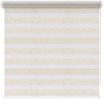 Decosol 4328 Duo Rolgordijn Wit Linnen 150x210cm