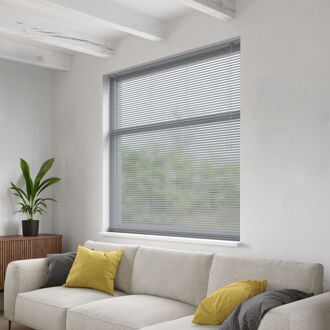Decosol Jaloezie Horizontaal Aluminium Zilver 25mm 160x250cm