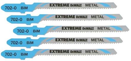 Decoupeerzaagblad BiM voor metaal en non-ferro 1,5mm-4mm, bochten zagen, 76x50x1,5mmmm, (T118EOF) - DT2054-QZ