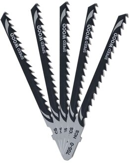 Decoupeerzaagblad Hout Dt2077-qz - 100mm - Grof - Hcs - 5 Stuks