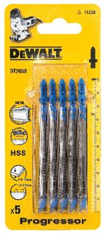 Decoupeerzaagblad Metaal Progressor - 100mm - Hss - 5 Stuks