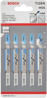 Decoupeerzaagblad T 118 A 2608631013 [5x]